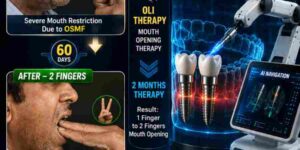 Honest Review 1 FINGER 2 FINGERS OSMF Mouth Opening Program OLI Therapy Same day Dental Implant Ahmedabad Gujarat Indi-100kb