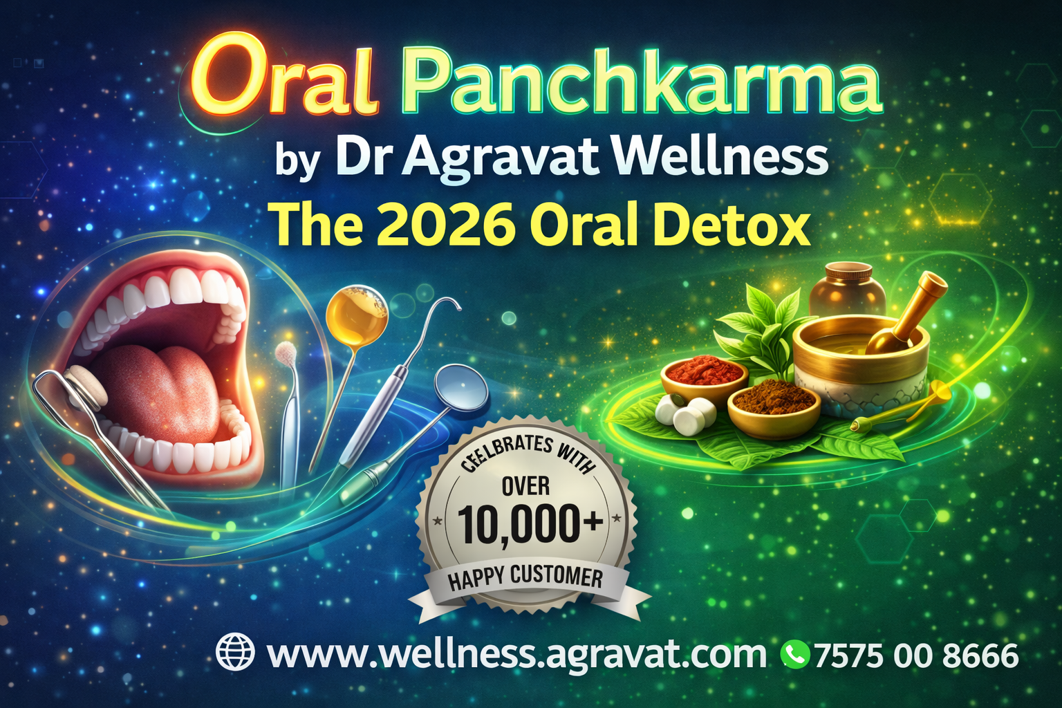 Oral Panchkarma The 2026 Oral Detox by Dr Agravat Wellness Ahmedabad, Gujarat, India